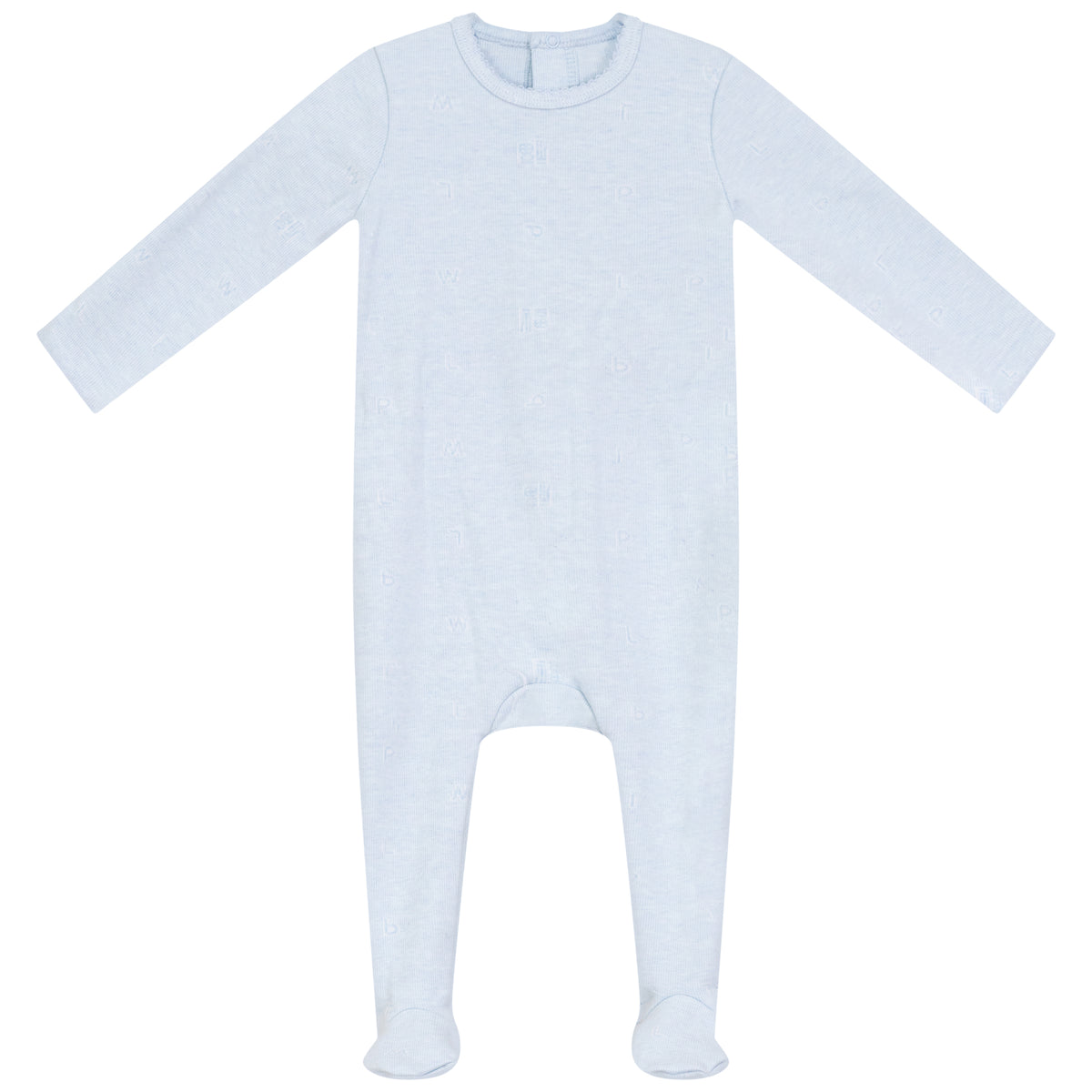 Alphabet Footie Blue