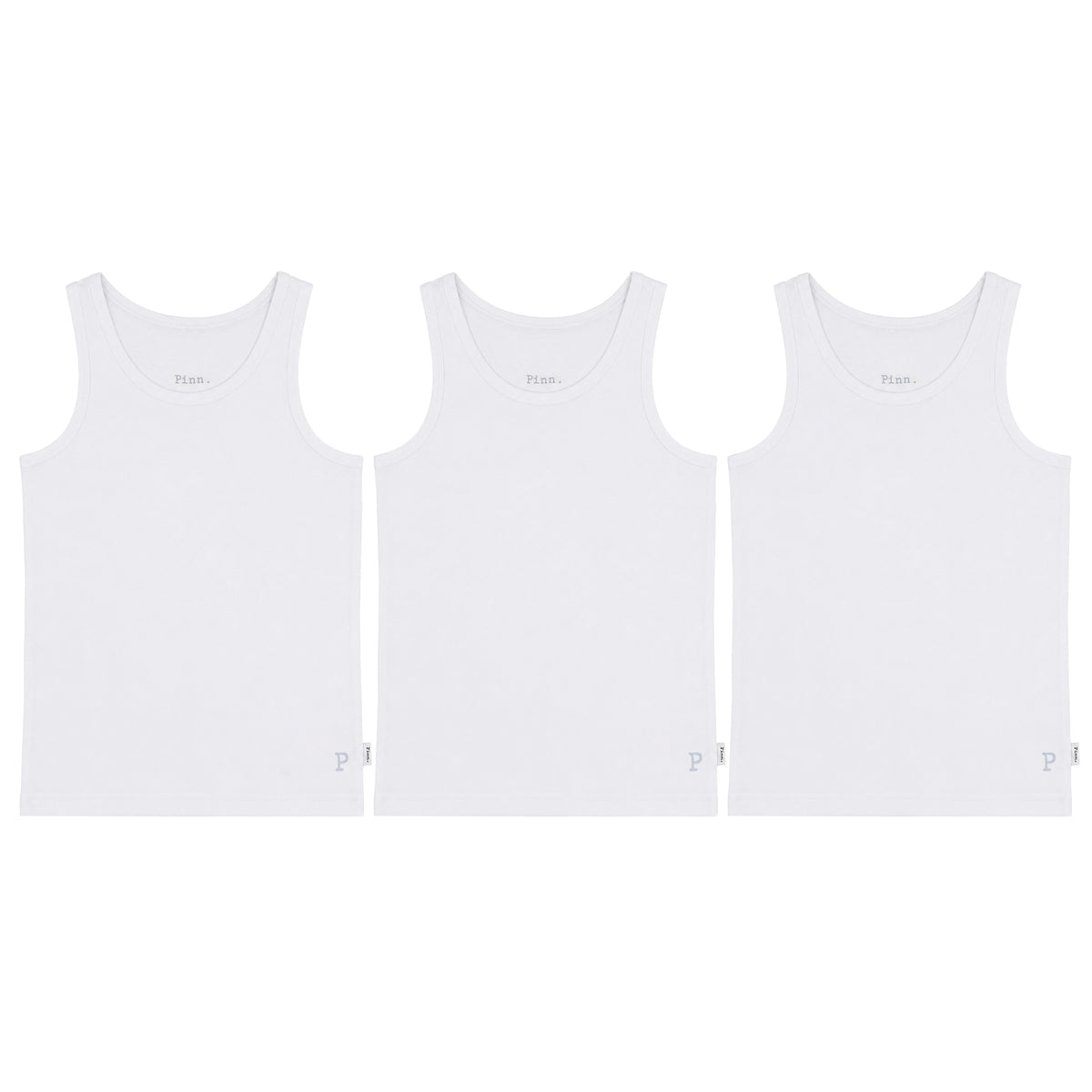Boys Undershirts 3 Pack [TW26-BW]