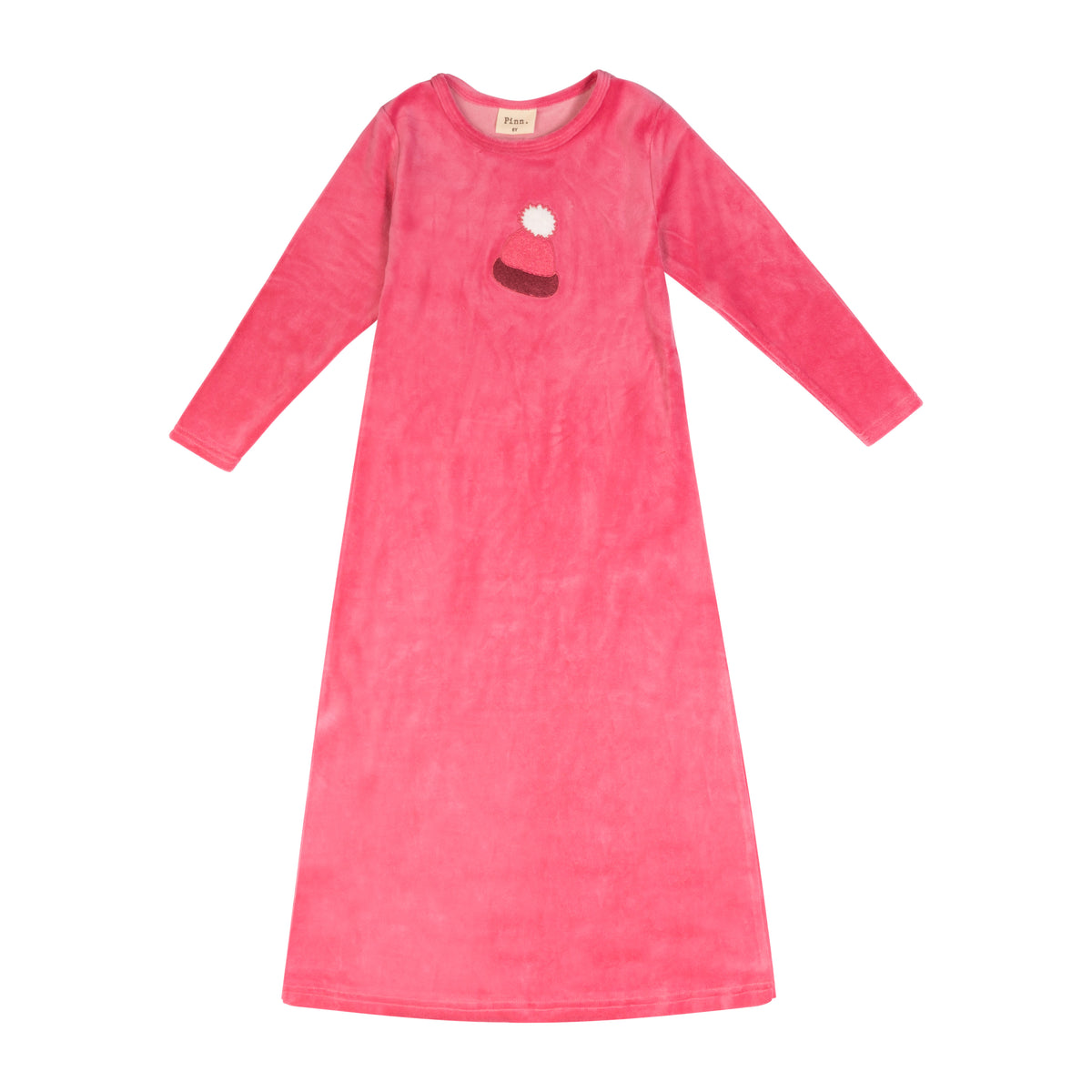Winter Hat Lounge Dress Coral