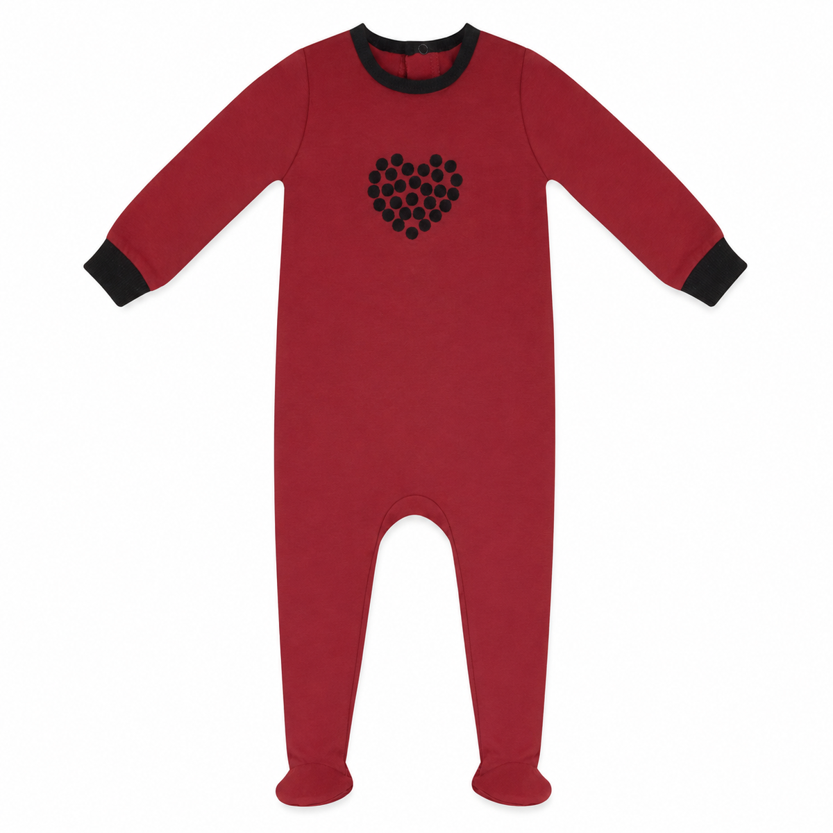 Velvet Heart Footie