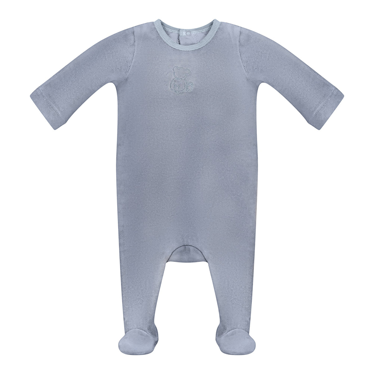 Little Bear Footie Blue