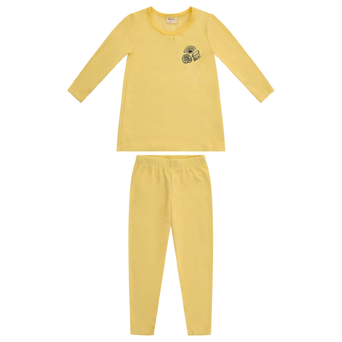 Yellow Terry 2 Piece Lounge Set