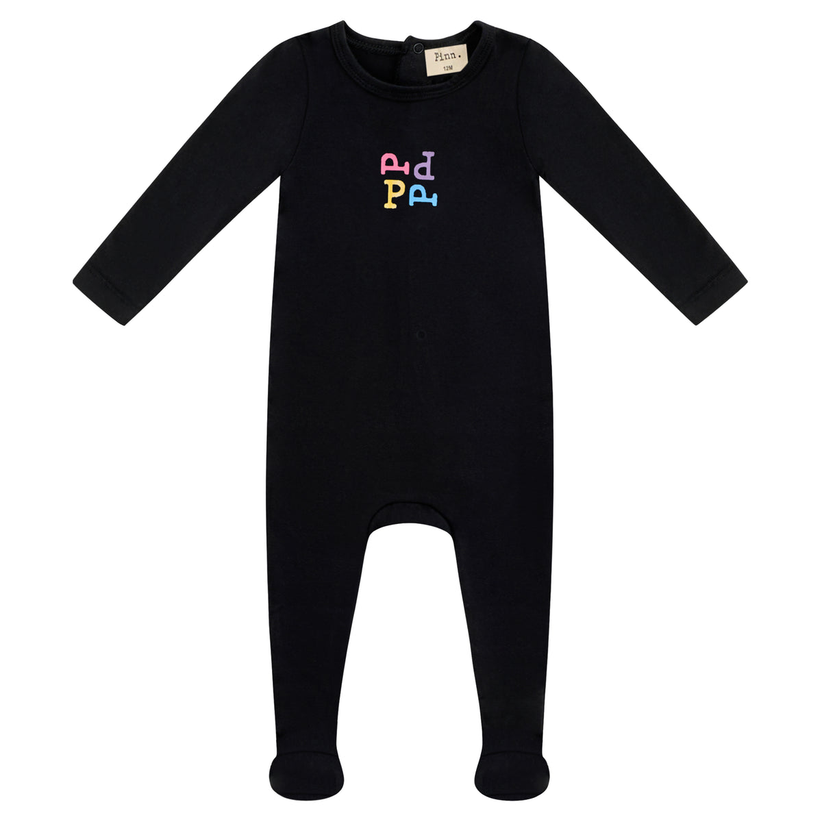 4 P'S Footie Black