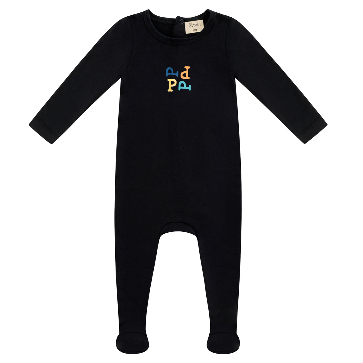 4 P'S Footie Black
