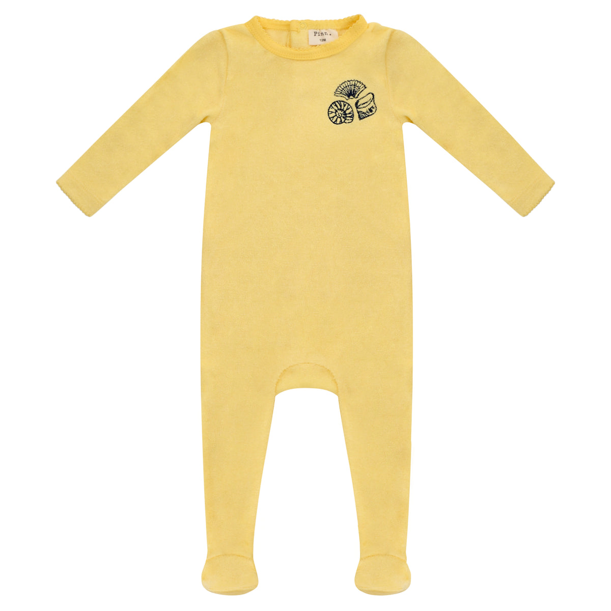 Yellow Terry Footie