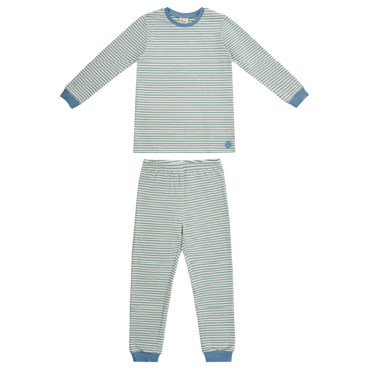 Striped 2 Piece Lounge Set Geen