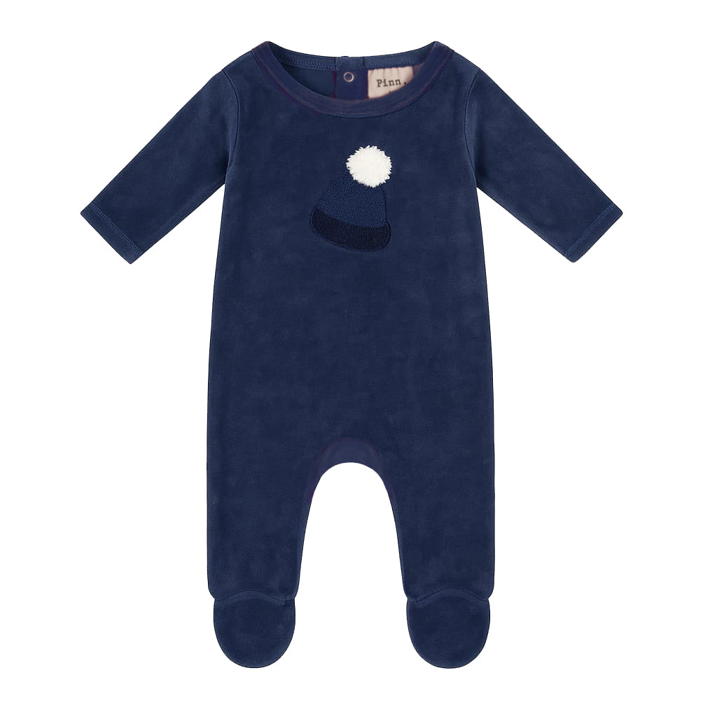 Winter Hat Footie Blue